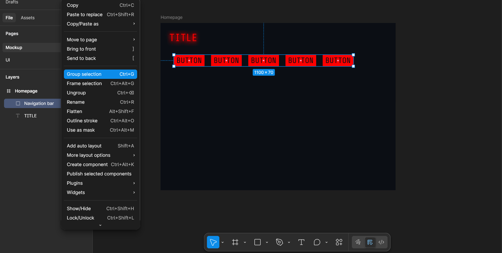 Photo showing a group of buttons.